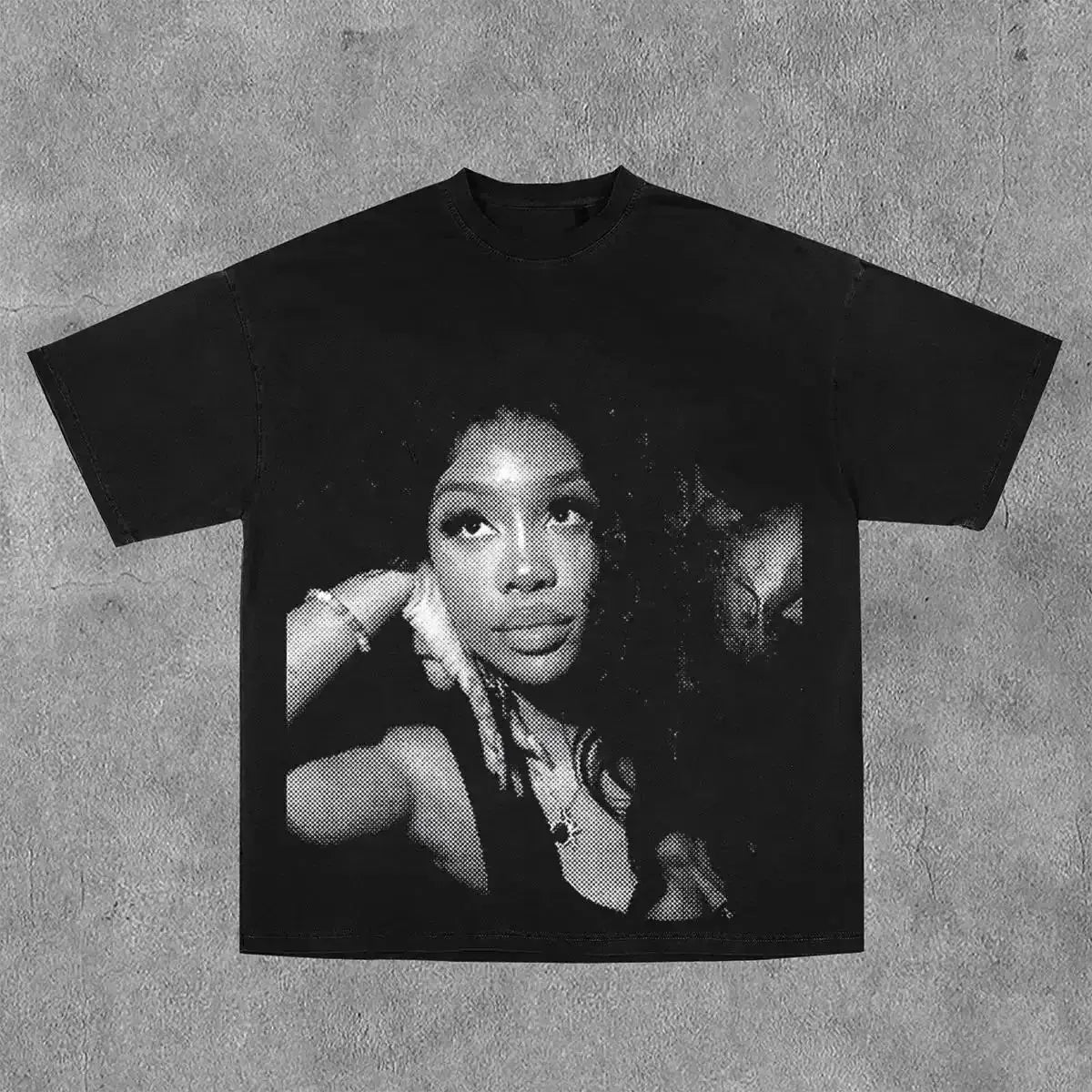 T-Shirt SZA Graphique Oversize – Coton Hip-Hop Y2K Streetwear Unisexe EcomFr