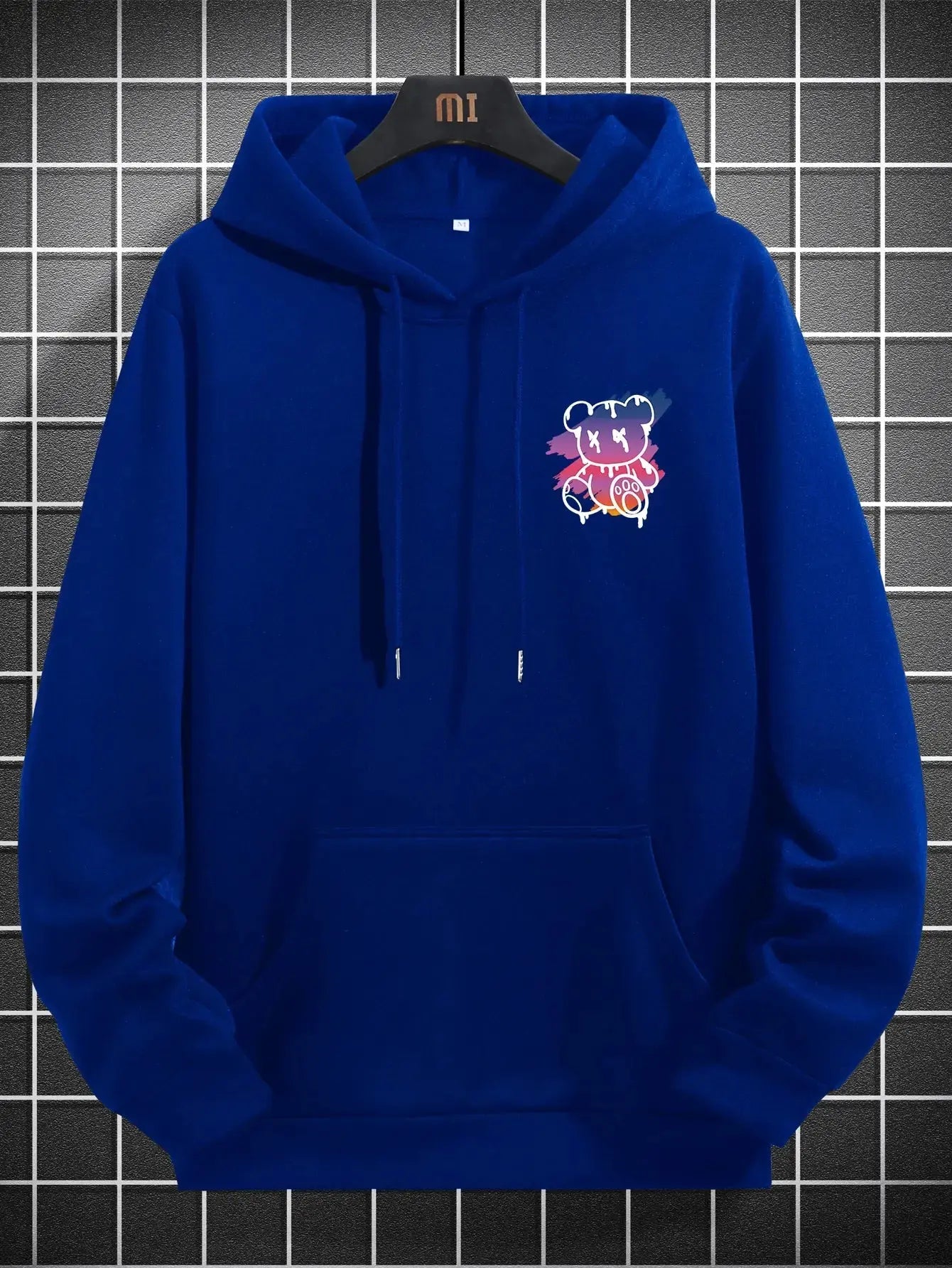 Hoodie Streetwear Ours New York – Sweat à Capuche Graphique Urbain EcomFr