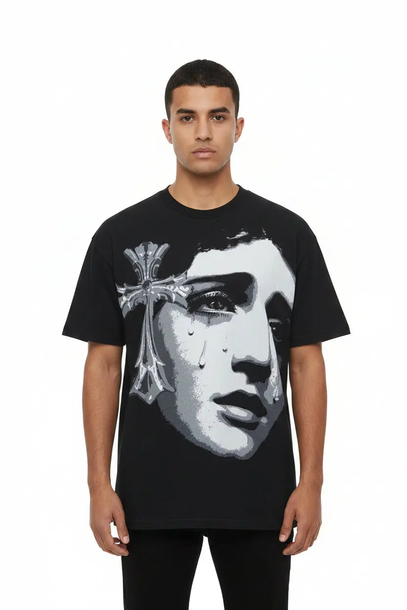 T-Shirt Playboi Carti Ken Carson Oversize – 100% Coton Unisexe Rap EcomFr