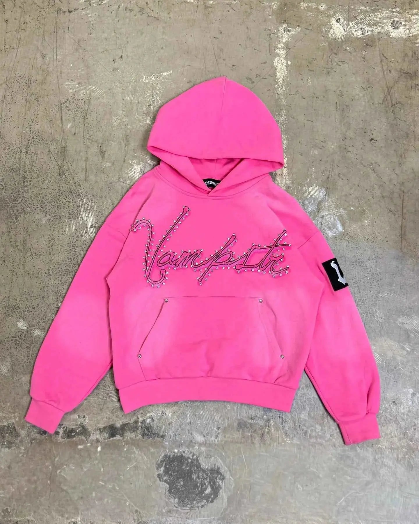 Sweat à Capuche Oversize Femme – Style Y2K Streetwear Gothique