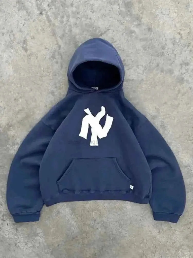 Sweat à Capuche Zippé Femme – Y2K Streetwear Hip Hop