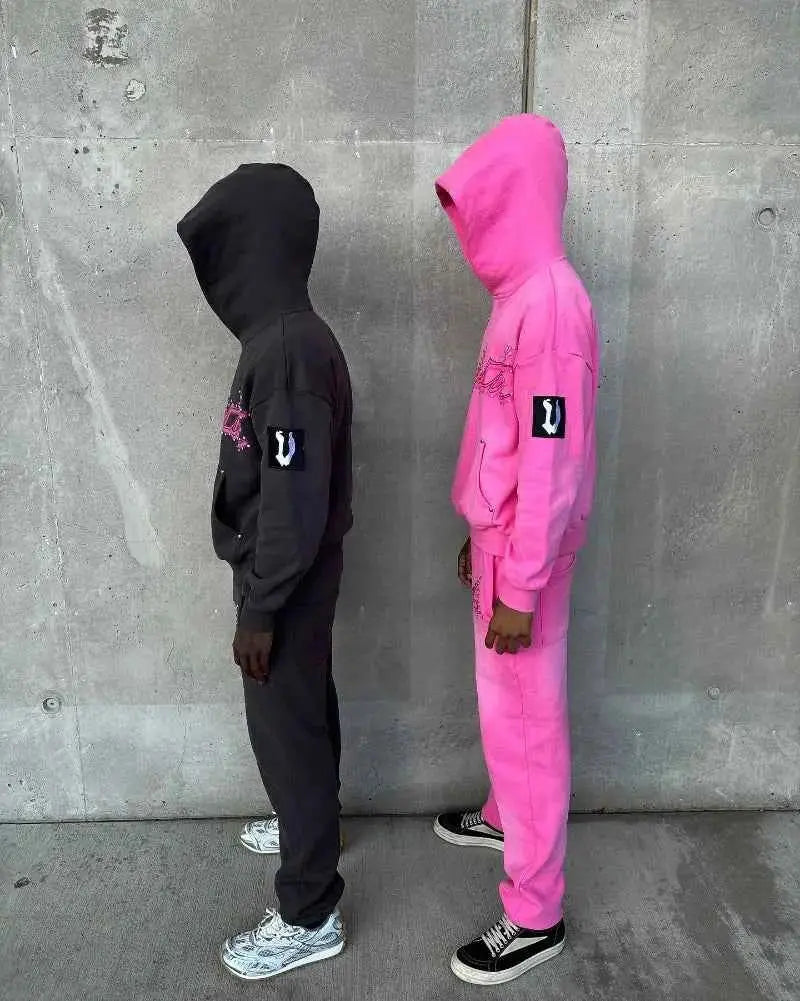 Sweat à Capuche Oversize Femme – Style Y2K Streetwear Gothique