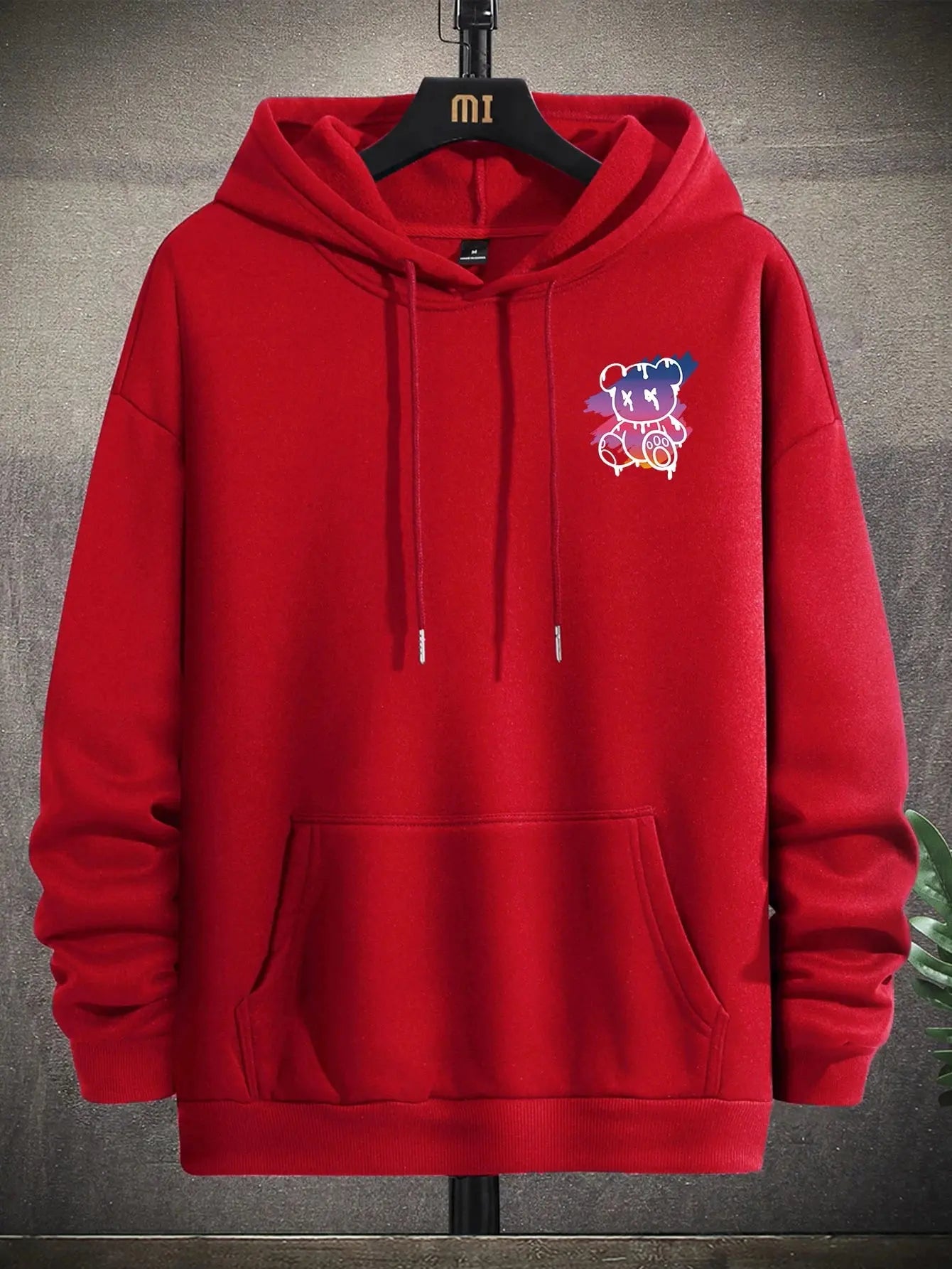 Hoodie Streetwear Ours New York – Sweat à Capuche Graphique Urbain EcomFr