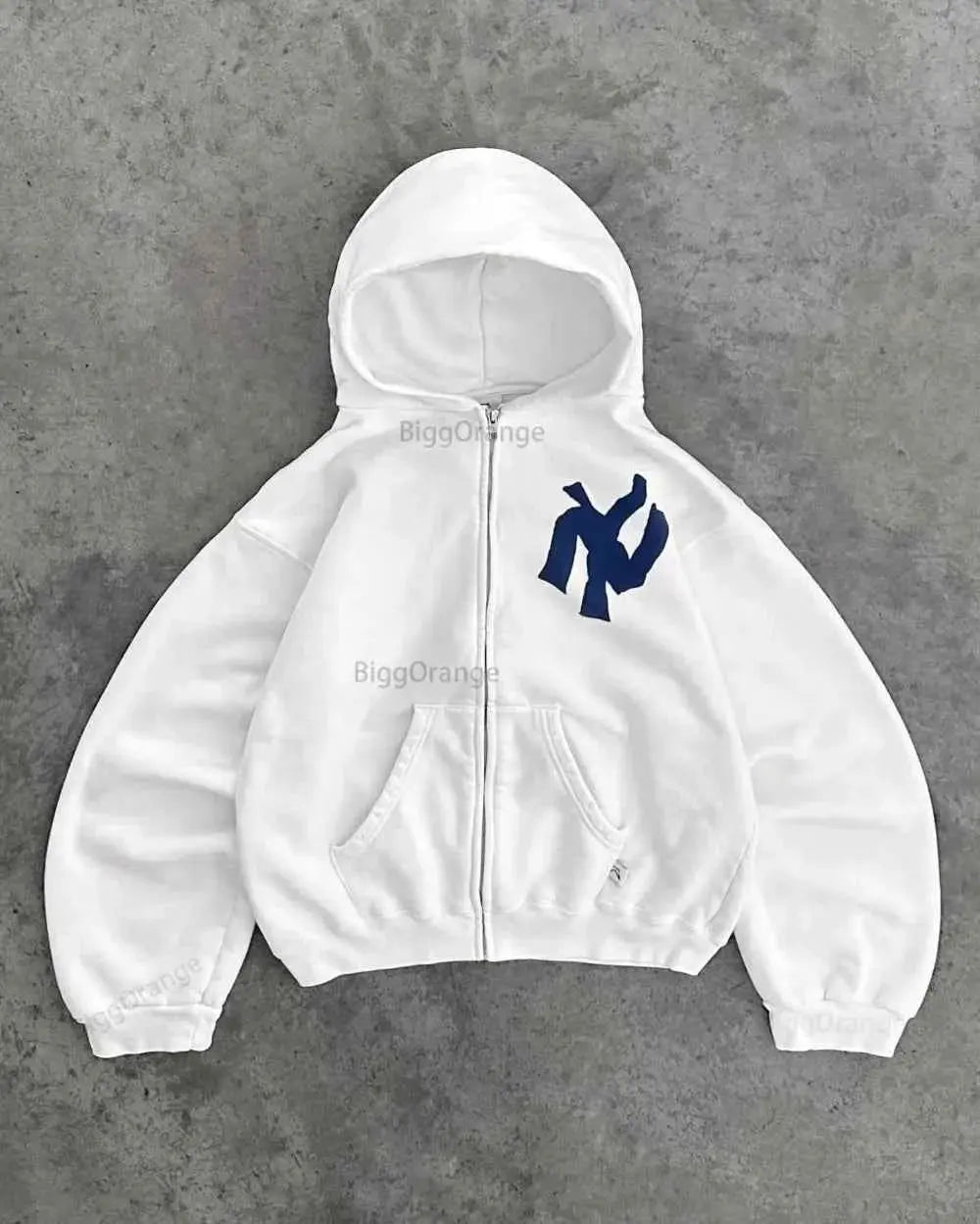 Sweat à Capuche Zippé Femme – Y2K Streetwear Hip Hop