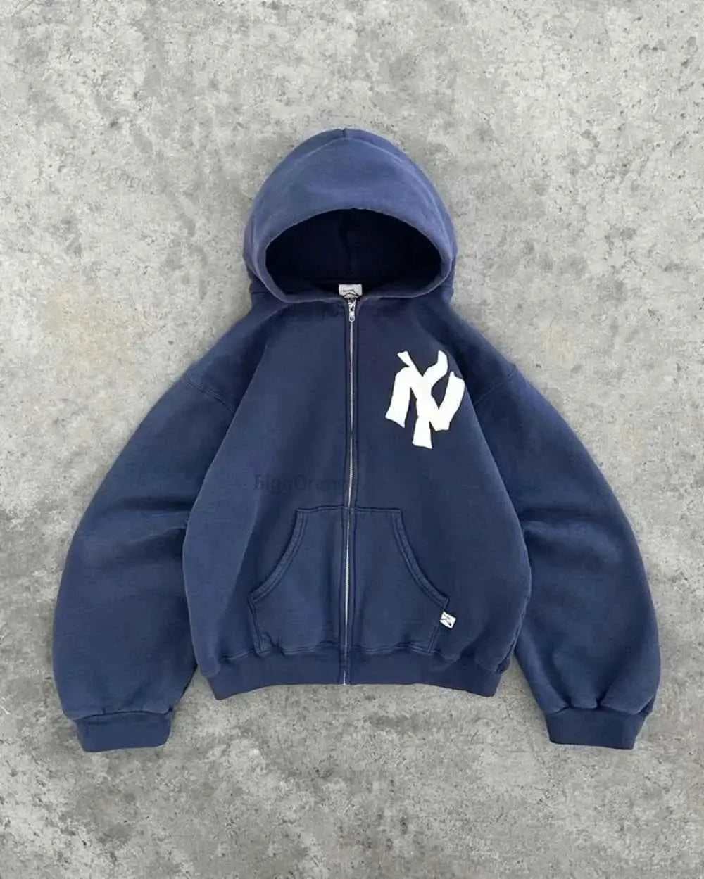 Sweat à Capuche Zippé Femme – Y2K Streetwear Hip Hop